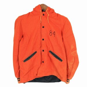 80 годы USA производства DeLONG куртка Stadium жакет orange ( мужской 20) б/у б/у одежда O5535