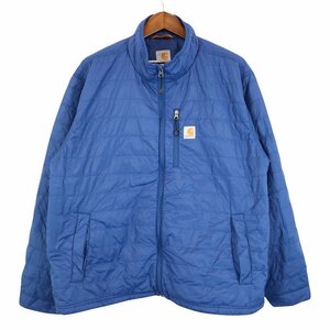 Carhartt カーハート 中綿 ジャケット 大きいサイズ ワーク ブルー (メンズ XXL) 中古 古着 O5637