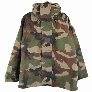 デッドストック 2000年代 フランス軍 FRENCH ARMY GORE-TEX パーカー ミリタリー ユーロ CCEカモ(メンズ 120L) 中古 古着 O6241