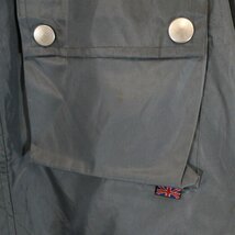 SALE/ Belstaff ベルスタッフ ナイロンジャケット 防風 大きいサイズ アウトドア ユーロ ヨーロッパ古着 グレー (メンズ XXL) N6034_画像6