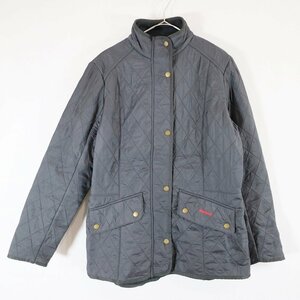 SALE/ Barbour バブアー CAVALRY POLARQUILT キルティングジャケット 防寒 ユーロ ヨーロッパ古着 ブラック (レディース 16) N6089