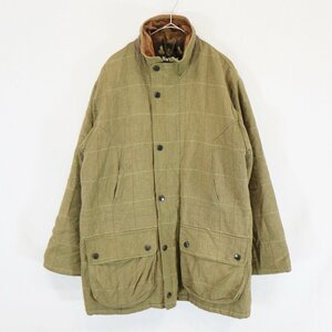 SALE/ Barbour バブアー WASHABLE BERWICK TWEED 中綿 ジャケット ツイード 防寒 グリーン (メンズ M) 中古 古着 N6212