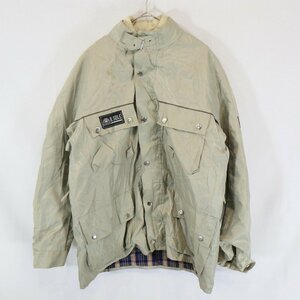 SALE/ Belstaff ベルスタッフ ジャケット 中綿ライナー チンスト 防寒 バイクウェア ユーロ グレー (メンズ XL) 中古 古着 N6211