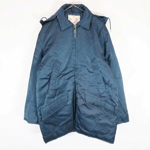 SALE/ 60年代 USA製 GOLDEN FLEECE INDUSTRIAL OUTERWEAR ジャケット 防寒 防風 白タグ SCOVILジッパー ネイビー (メンズ 42) N6352