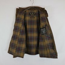 SALE/ イングランド製 Barbour バブアー QUITED UTILITY オイルドジャケット 防寒 防風 ヨーロッパ古着 オリーブ (メンズ UK12) N7020_画像8