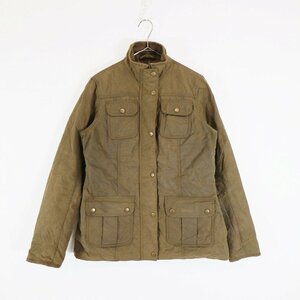 SALE/ イングランド製 Barbour バブアー QUITED UTILITY オイルドジャケット 防寒 防風 ヨーロッパ古着 オリーブ (メンズ UK12) N7020