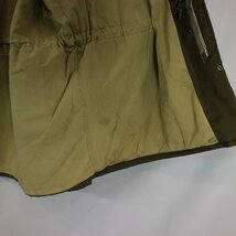 SALE/ 70年代 米軍実物 U.S.ARMY フィールドジャケット ミリタリー コットン オリーブ (メンズ L相当) 中古 古着 N7922_画像8