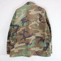 SALE/ 90年代 米軍実物 U.S.ARMY ユーティリティジャケット ミリタリー ウッドランドカモ (メンズ MEDIUM‐SHORT) 中古 古着 N8229_画像2