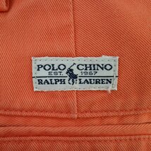 SALE/ Polo by Ralph Lauren ポロバイラルフローレン 2タック チノ ショートパンツ オレンジ (メンズ 34) 中古 古着 N8616_画像10