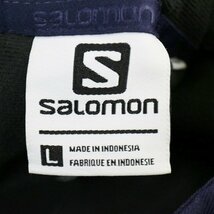 SALE/ SALOMON サロモン スキーパンツ スキーウェア アウトドア スノーボ―ド テック系 ネイビー (メンズ L) 中古 古着 N8982_画像8
