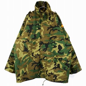 SALE/ 実物 スペイン軍 ECWCS GORE‐TEX PARKA GORE-TEX ゴアテックス ミリタリー ユーロ ウッドランドカモ (メンズ XL相当) N9540