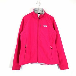 SALE/ THE NORTH FACE ノースフェイス ソフトシェルジャケット アウトドア キャンプ アウター 防寒 登山 ピンク (レディース L) N9871