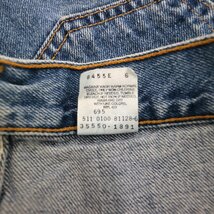 SALE/ 2000年代〜 USA製 Levi's リーバイス 550 デニム ショートパンツ ギャラ入り ブルー (メンズ 32) 中古 古着 O0500_画像8