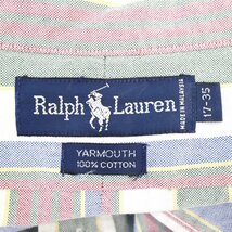 SALE/ Polo by Ralph Lauren ポロバイラルフローレン ボタンダウン 長袖シャツ アメカジ ストライプ マルチカラー (メンズ 17) O0537_画像8