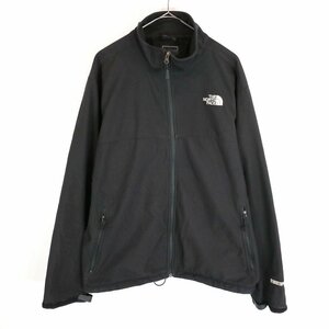 SALE/ THE NORTH FACE ノースフェイス ソフトシェルジャケット アウトドア キャンプ アウター 防寒 登山 ブラック (メンズ XL) O0848