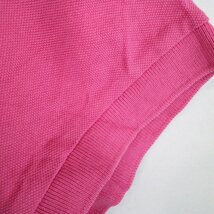 SALE/ 90年代 Polo by Ralph Lauren ポロバイラルフローレン 半袖ポロシャツ 刺繍 胸元ワンポイントロゴ ピンク (メンズ M) O0935_画像5