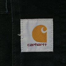 Carhartt カーハート オーバーオール 中綿 アメカジ ブラック (メンズ - XL相当) 中古 古着 O7646_画像9