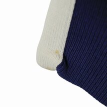 90年代 Polo by Ralph Lauren ポロバイラルフローレン ワンポイント ジップアップ スウェット 刺繍 ネイビー (メンズ S) 中古 古着 O7822_画像4