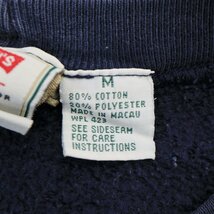 Levi's リーバイス 文字刺繍 スウェット 刺繍 アメカジ ネイビー (レディース M) 中古 古着 O7918_画像5