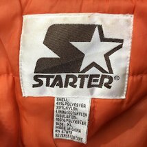 90年代 STARTER スターター NFL クリーブランド・ブラウンズ 中綿ジャケット 防寒 プロチーム ブラウン (メンズ XL) 中古 古着 O8144_画像7
