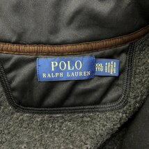 Polo Ralph Lauren ポロラルフローレン フリース ベスト 防寒 アメカジ グレー (メンズ XXL) 中古 古着 O8519_画像7