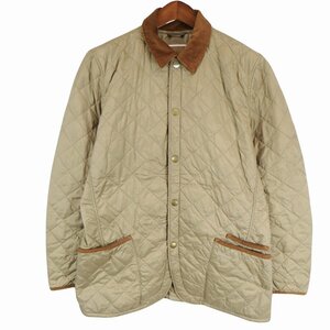 Barbour バブアー PANTONE キルティングジャケット ジャケット ワーク ユーロ ヨーロッパ古着 ベージュ (メンズ L) 中古 古着 O8398