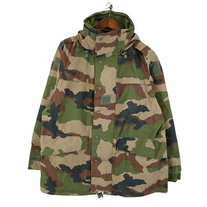 デッドストック 2000年代 フランス軍 FRENCH ARMY GORE-TEX パーカー ミリタリー ユーロ CCEカモ (メンズ 120L) 中古 古着 O7128