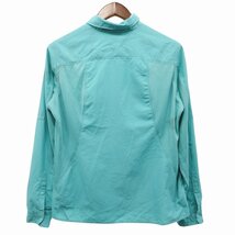 patagonia パタゴニア 長袖シャツ アウトドア キャンプ アウター 防寒 ライトブルー (レディース L) 中古 古着 O9059_画像2