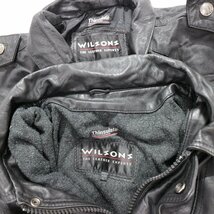 ◎WILSONSレザージャケット set シンサレート 他 (メンズL) 2枚セット まとめ売り 古着卸 1円スタート MQ1795_画像4