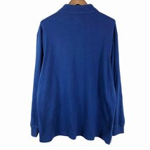 Polo by Ralph Lauren ポロバイラルフローレン ワンポイントロゴ刺繍 ラガーシャツ 大きいサイズ ブルー (メンズ 2XL) 中古 古着 O9467_画像2