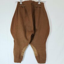 40年代 UNKNOWN ジョッパーズパンツ 乗馬パンツ ヴィンテージ レザー シンチバックル ブラウン ( メンズ 28相当 ) 中古 古着 M6745_画像2