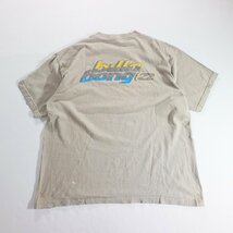 【SALE】F□90年代 USA製 Billabong プリント Tシャツ ベージュ (XL) 中古 古着 k7114_画像2