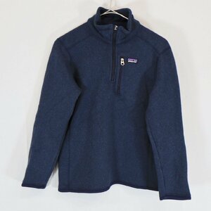 patagonia パタゴニア ベターセーター フリースジャケット アウトドア キャンプ ネイビー ( キッズ XL ) 中古 古着 N1834