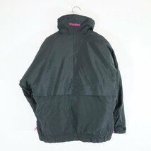 90s Columbia コロンビア ナイロンジャケット アウトドア キャンプ 防寒 アウター ブラック ( レディース M ) 中古 古着 N3915_画像2