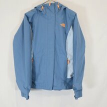 THE NORTH FACE ノースフェイス ナイロンジャケット アウトドア キャンプ 防寒 アウター ライトブルー ( レディース S ) 中古 古着 N3846_画像1