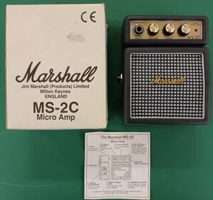Marshall（マーシャル）MS-2C Micro Amp（電池駆動ミニアンプ中古）