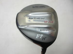 ★即決！★SPALDING/スポルディング★メンズ右打ち用フェアウェイウッド/7番ウッド/7W★Tour ProGrind SP-222★S★21°★