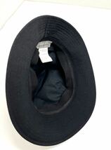 Yohji Yamamoto POUR HOMME ヨウジヤマモト プールオム HAT ハット 帽子 BLACK ブラック CAP マウンテンハット 中折れ HB-H14-004_画像8
