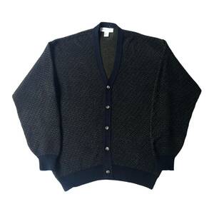 00s Robert Stock Mix Color Acrylic Knit Cardigan XXLサイズ 2000年代 ロバートストック ミックスカラー アクリルニット カーディガン