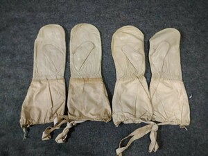 米軍　実物　ミトン　グローブ　防寒手袋　２組　1943年当時物　払い下げ　放出品　サイズＬ位　ＷＷⅡ 二次戦