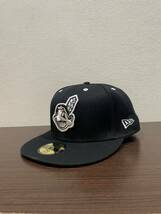 NEW ERA ニューエラキャップ MLB 59FIFTY (7-5/8) 60.6CM クリーブランド インディアンス CLEVELAND INDIANS帽子 _画像1