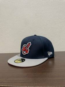 NEW ERA ニューエラキャップ MLB 59FIFTY (7-1/2) 59.6CM クリーブランド インディアンス CLEVELAND INDIANS帽子 