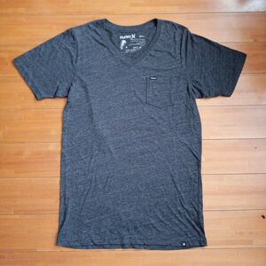 Hurley　tシャツ チャコール　 VネックTシャツ