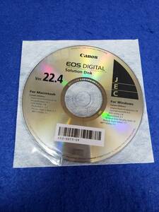 CD008 CDのみ Canon EOS DIGITAL solution Disk Ver22.4 C53-0073-09　未使用　まとめ取引歓迎