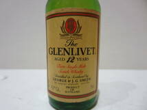 #33502　GELNLIVET グレンリベット　12年 スコットランド　ウイスキー　ミニボトル　50ml_画像4