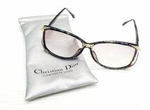 §　B45356 Christian Dior クリスチャンディオール 度入り サングラス optyl 2606A 50 58□13 ドイツ製 ソフトケース付き 中古_画像1