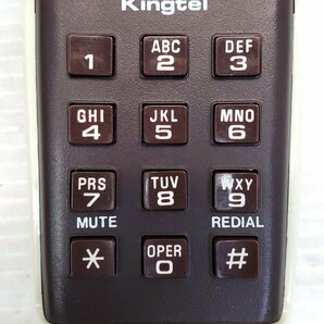 § B25933 [動作未確認] Kingtel 830型 電話機 ワンピースプッシュボタンテレフォン 元箱、取説あり ※汚れあり ダイヤル式で使用可能の画像3