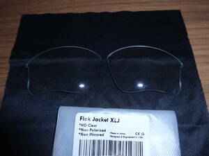 処分価格！！オークリー フラックジャケット XLJ用 カスタムレンズ　HD CLEAR lenses Oakley Flak Jacket XLJ　