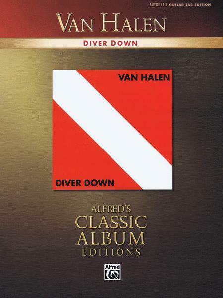 送料無料　ヴァンヘイレン ダイヴァーダウン　新品未使用　ギター譜(TAB付)DIVER DOWN VAN HALEN 　匿名OK