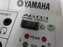 YAMAHA AG03 ミキサー ミキシングコンソール オーディオインターフェイス ヤマハ 音響 配信 通電確認済み 激安1円スタート_画像7